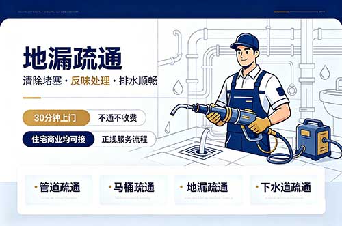 荷泽地漏疏通